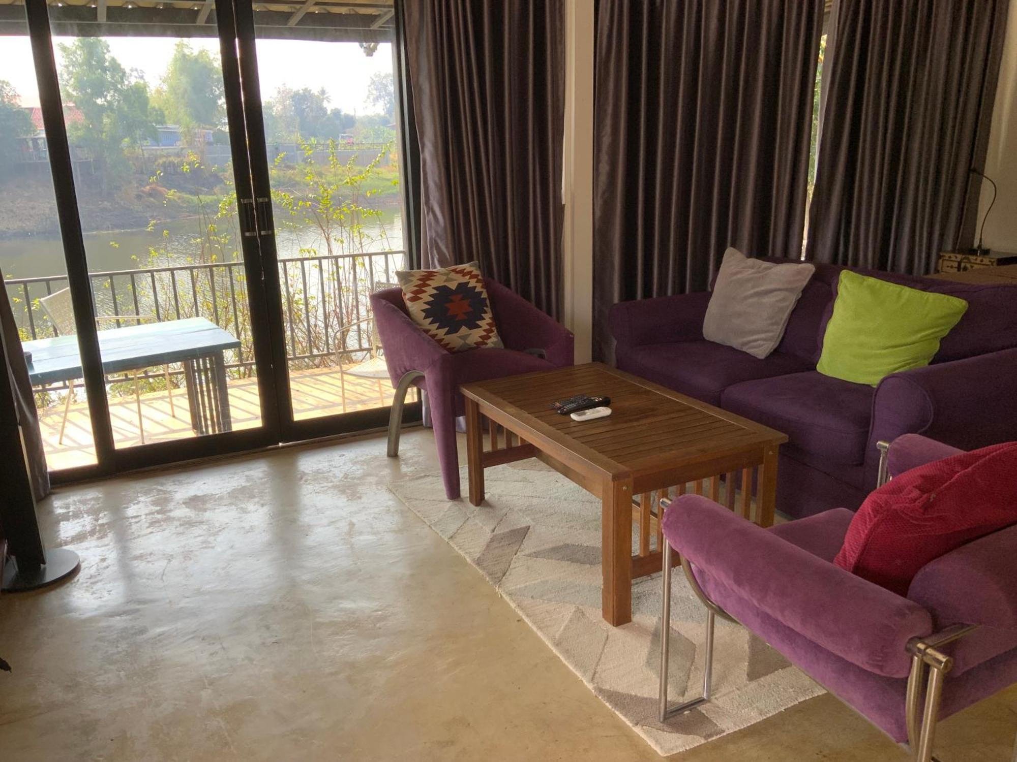 Morocco Blue Cafe By Chilong River Farm Resort Muang Kosum Buitenkant foto