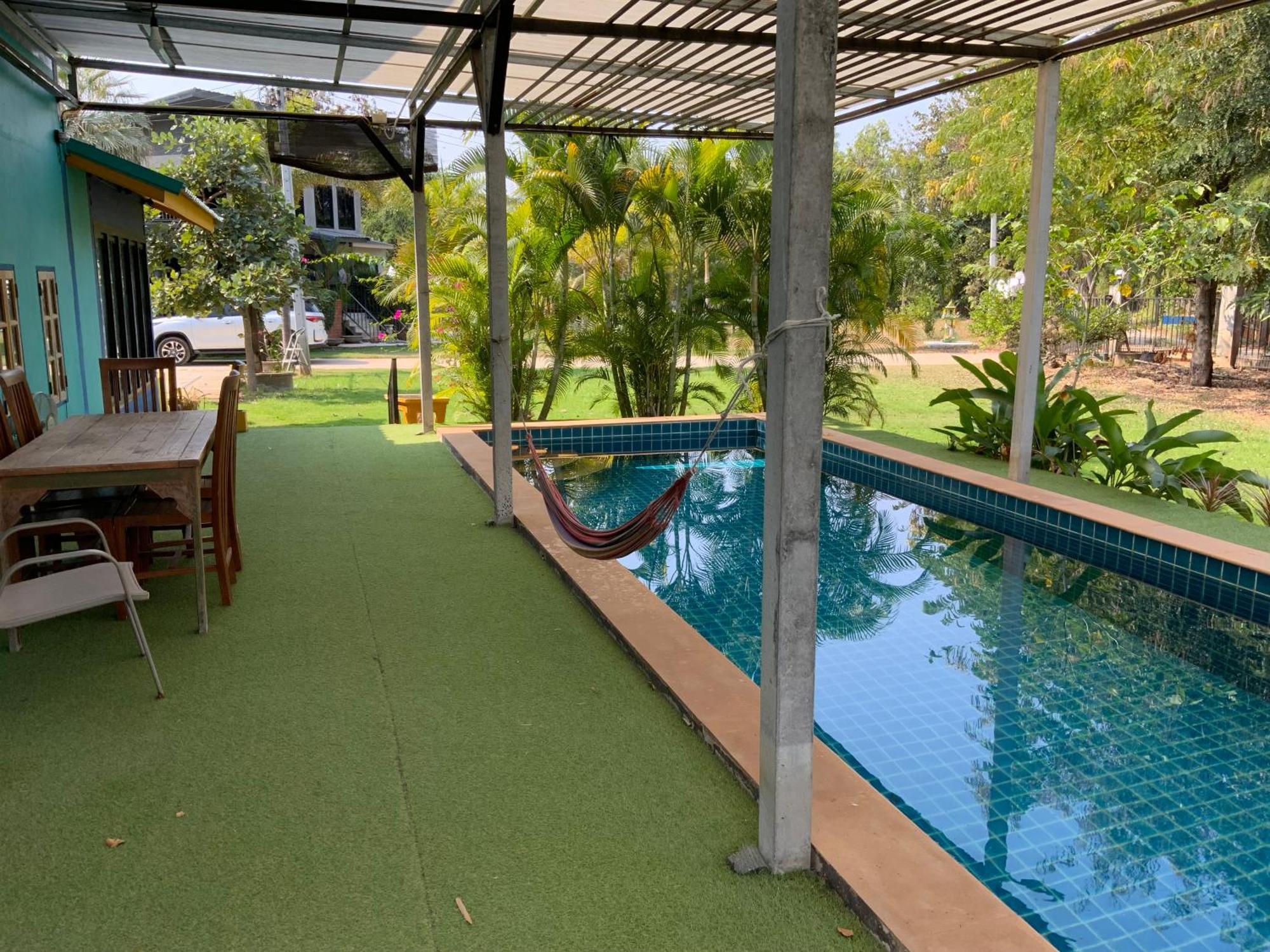 Morocco Blue Cafe By Chilong River Farm Resort Muang Kosum Buitenkant foto